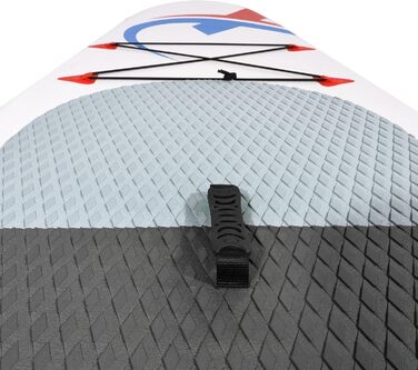 Надувна SUP-дошка Nemaxx 305x76x10 см, червоно-синя, для веслування стоячи