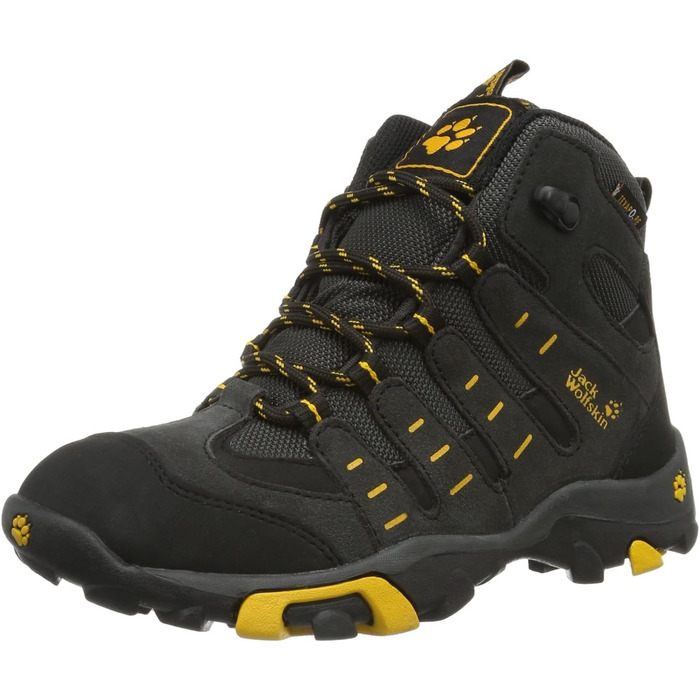 Черевики для хлопчиків Jack Wolfskin Rascal Texapore - трекінгові та для прогулянок, сірі, 33 EU