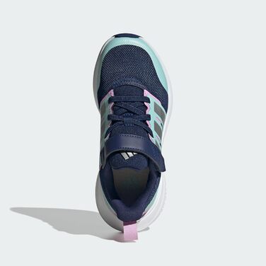 Дитячі кросівки Adidas Fortarun 2.0 для бігу, 29 EU, темно-синій, сріблястий, аква