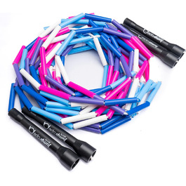 Стрибкове канат Double Dutch BEAD, 4.9 м, чорний (для дівчат)