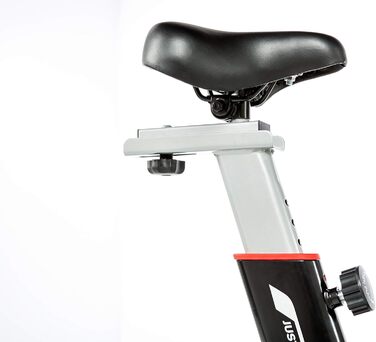 Велотренажер Moma Bikes для дому, маховик 24 кг, LCD-дисплей, пульсометри в кермі, ергономічне сидіння