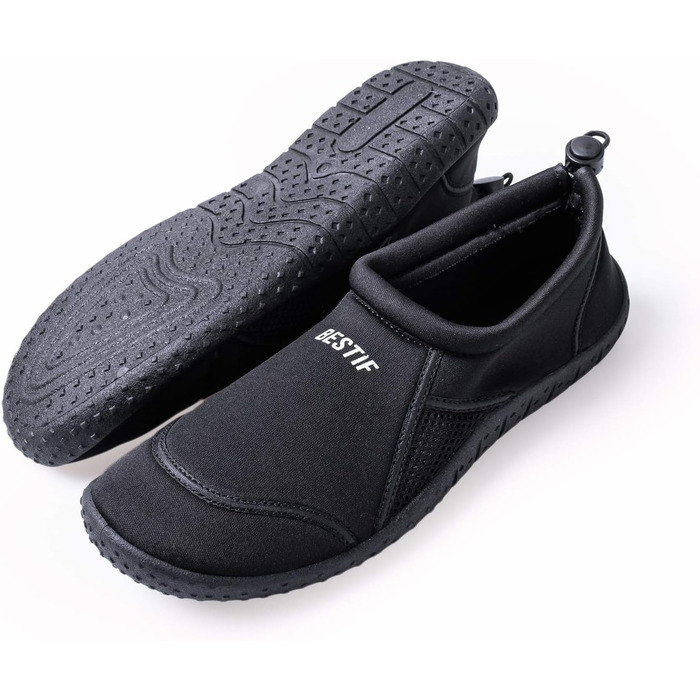 Чоботи для плавання / Водні черевики з неопрену (чоловічі та жіночі) | З шнурком | Легкі та зручні | Розміри 36-45 | Чорний, блакитний