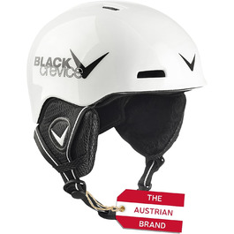 Дитячий лижний шолом Black Crevice Stubai 1, біло-чорний