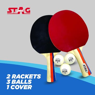 Набір для настільного тенісу Stag Iconic Tournament Professional | Дерев'яний стіл, кольори в асортименті, для чоловіків та хлопчиків