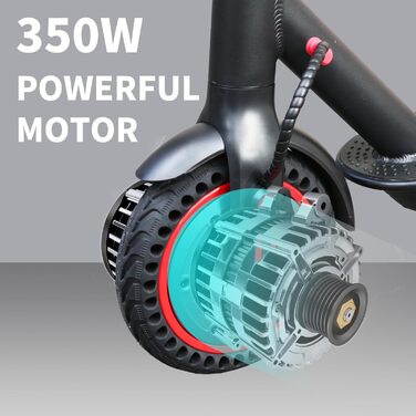 Електросамокат LuvTour ES-S3 PRO для дорослих, 20 км/год, 40 км запас ходу, складаний, з додатком, подвійні гальма