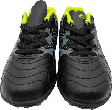 Дитячі футбольні бутси для тренувань на твердих поверхнях. Легкі футбольні кросівки для хлопчиків та дівчаток, розмір 30-40 (40 EU), чорний колір