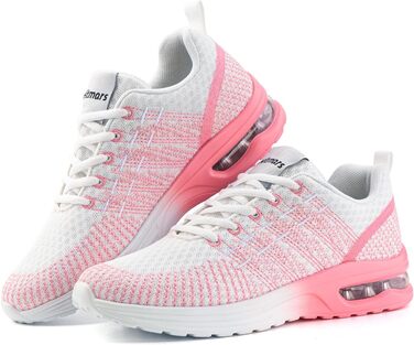 Жіночі кросівки для бігу Hitmars: спортивні, дихаючі, з амортизацією, неслизькі, легкі, для бігу по вулицях, фітнесу, ходьби, розмір EU 36-42, рожевий колір, 39 EU