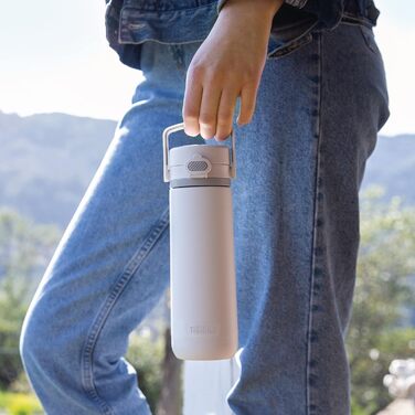 Термос-бутилка з нержавіючої сталі Thermos Alta Series, 473 мл, сіро-біла