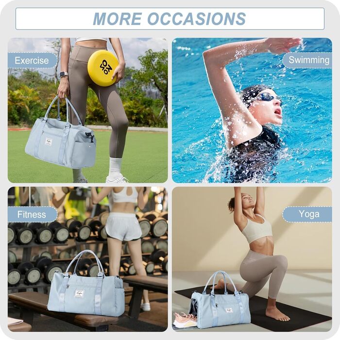 Спортивна сумка HYC00 для жінок та чоловіків, дорожня сумка, Gym bag, Weekender, 50л, армійний зелений