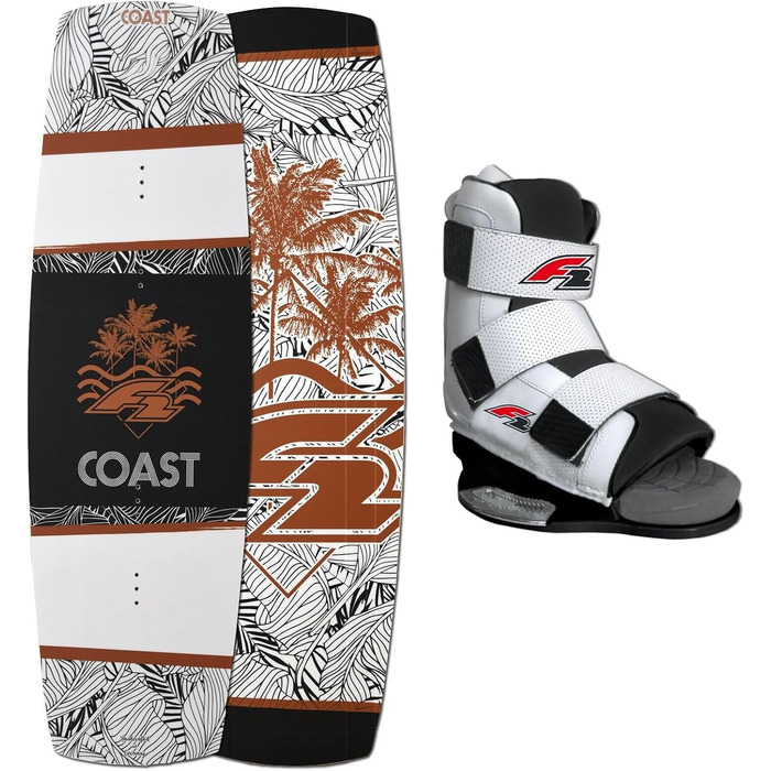 Вейкборд F2 Coast 134 см з кріпленнями Team M/L (43-45 EU)