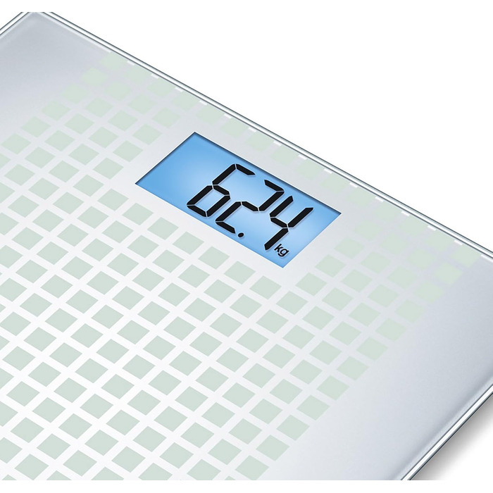 Ваги скляні Beurer GS 206 Squares, сірі, електронні