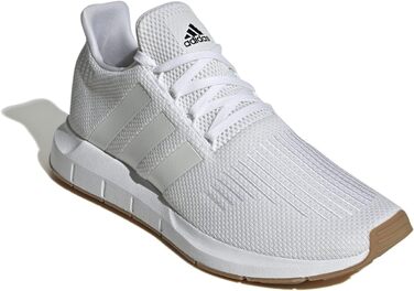 Кросівки Adidas Swift Run Unisex для фітнесу (47 1/3 EU, білий/білий/чорний)