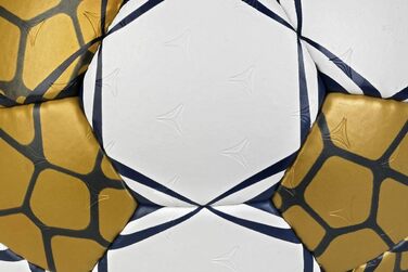 М'яч для гандболу Select Ultimate EHF Champions League v24, біло-золотий, розмір 3