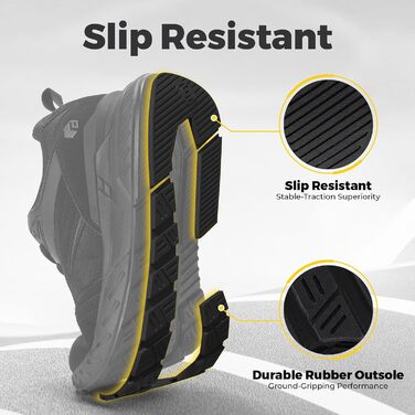 Жіночі кросівки FitVille для широкої стопи: бігові, для ходьби, фітнесу, чорного кольору (38.5 EU, X-широкі)