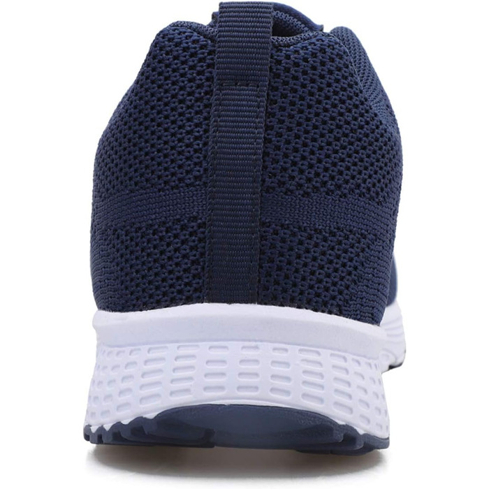 Жіночі кросівки з повітряною подушкою для залу та вулиці. Зручні спортивні кросівки на шнурівці, дихаючі, розміри 35-44 EU, колір: темно-синій (Navy Blue)