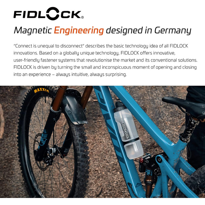 Пляшка для води Fidlock Twist 800 мл, прозора, для дорослих, унісекс