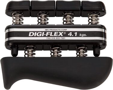 Тренажер для рук Digi-Flex, еспандер для пальців і передпліччя, 4,1 кг, чорний
