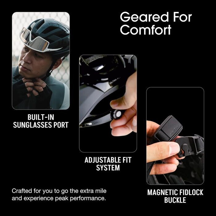 Шолом для велосипеда Lumos Road Bike Helmet Ultra Fly Pro, 14 вентиляційних отворів, для дорослих чоловіків та жінок, велосипедні аксесуари, білий Spectre