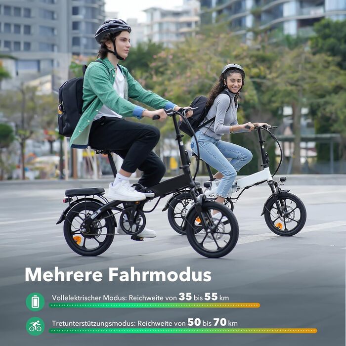 Складаний електровелосипед Finbike 16