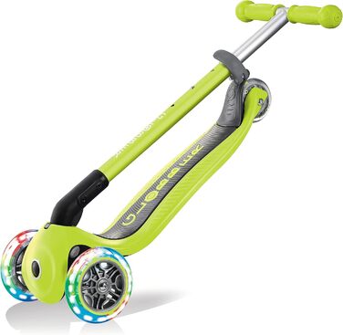 Дитячий самокат GLOBBER Primo Foldable Lights, 3-колісний, регульована висота, LED колеса, колеса 120/80 мм, підшипники ABEC 5