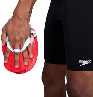 Лопатки для плавання Speedo Tech Paddle, унісекс, червоні/сині/сірі