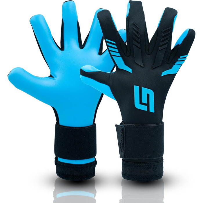 Воротарські рукавички GRIPMODE Aqua Hybrid 2.0 для футболу з покриттям Griptec, для будь-якої погоди, чоловічі, дитячі, юнацькі, розміри 7-11