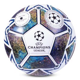 М'яч для футболу UEFA Champions League білий/синій/зелений