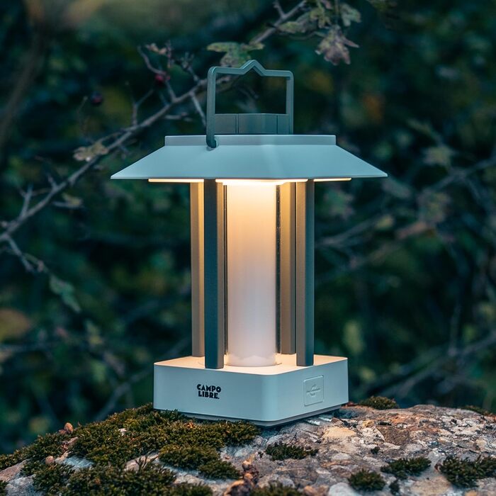 Настільна лампа для кемпінгу Campo Libre®: перезарядна, вологостійка, LED, з USB-Powerbank, до 160 годин роботи