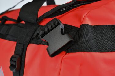 Водостійка сумка-рюкзак STEIN Metro 40 л, червона — трансформер з ПВХ-покриття, компресійними ременями та м'якими плечовими ременями