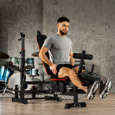 Лавка тренувальна Hop-Sport HS-1075 Pro із партою Скотта