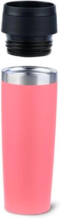 Термокухоль Emsa Travel Mug Classic 0,5 л, нержавіюча сталь, з гвинтовим затвором та відкриттям на 360°, Petrol Blau