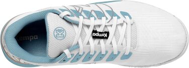 Кемпа Атака Про 2.0 - Кросівки для гандболу, білі/аква, 36 EU
