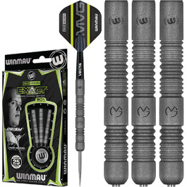 Дротики WINMAU Michael Van Gerwen MvG Exact 25 г, вольфрамові з оперенням і стрижнями