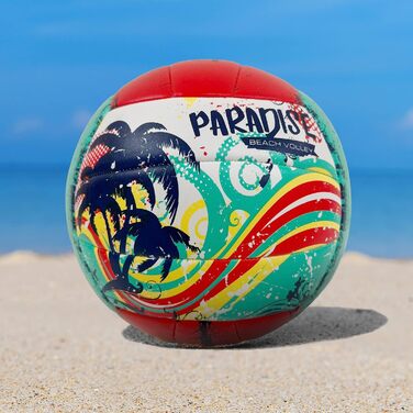 Mondo Toys Волейбольний м'яч Spielball - розмір 5, PVC, м'який дотик (BEACH VOLLEY PARADISE)