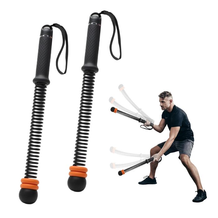 Бійцівське канат Ropeless Adjustable - 2 шт. (Чорний) для дому, фітнесу та спалювання жиру