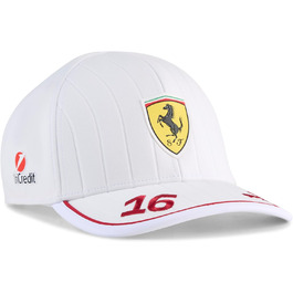 Кепка PUMA Scuderia Ferrari F1 2025 Charles Leclerc - універсальний розмір, білий