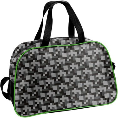 Спортивна сумка Goldkids для дітей (дівчаток та хлопчиків) з мотивом Pixel Game - сумка для плавання з посиленим дном, 40x25x15 см