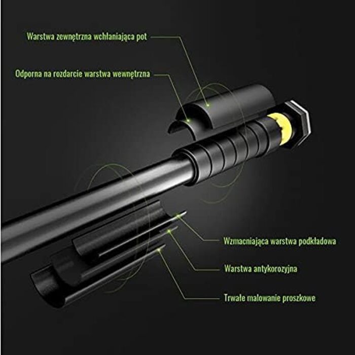 Розсувний турнік HMS Extension Bar для вправ 90-130 см, преміум