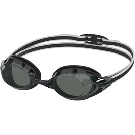 Унісекс окуляри для плавання Speedo Vanquisher 3.0, чорні, димчасті лінзи, універсальний розмір