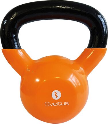 Гиря Sveltus 8 кг, унісекс, для дорослих, помаранчева