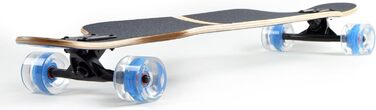 Лонгборд Apollo Galaxy Twin Tip, компліт з високошвидкісними підшипниками ABEC, Drop Through, для фрірайду та круїзингу
