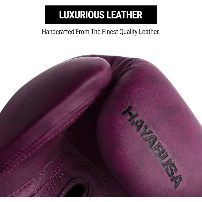 Боксерські рукавички Hayabusa T3 LX зі шкіри 14oz, колір слива
