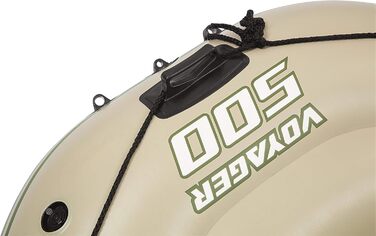 Надувний човен Bestway Hydro-Force Voyager 500 для 3 осіб, 348x141x48 см, комплект з веслами