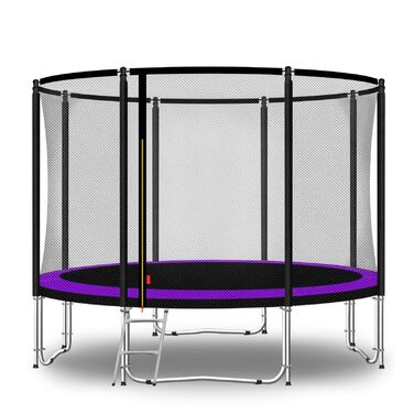 Трамплін для саду Outdoor FGOS (діаметр 305 см, ліловий + чорний) - ідеальна розвага для дітей