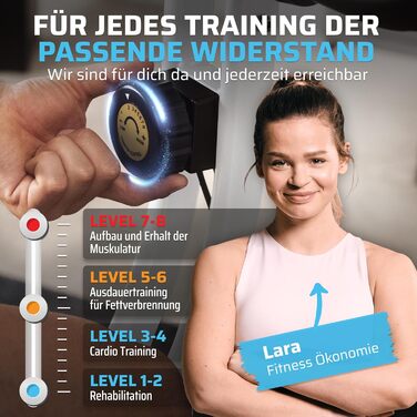 Складний велотренажер SportPlus для дому - тихий Hometrainer, компактний велобік, сумісний з додатком (Snow/Sun)