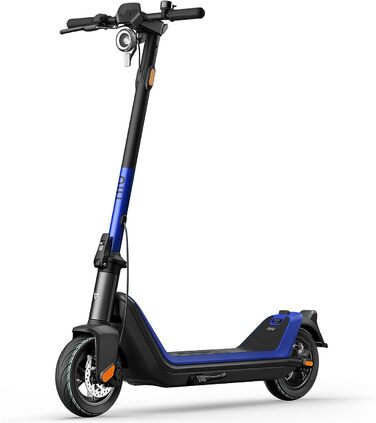 Електросамокат NIU KQi3 Sport з/без дорожньої сертифікації, запас ходу до 40 км, потужність 600 Вт, задній привід, широкі 9,5'' пневматичні шини, велика підніжка, подвійна гальмівна система, IP54, складаний, дисплей, підтримка додатку