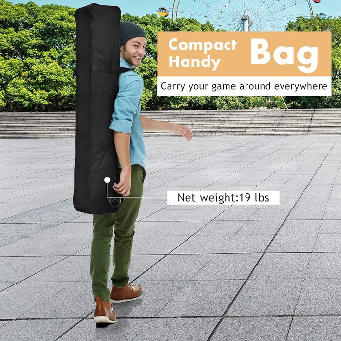 М'яка сітка для піклболу LIFEZEAL, 670 x 92 x 70 см, комплект з сумкою, універсальна для бадмінтону, тенісу, волейболу (внутрішнє та зовнішнє використання)