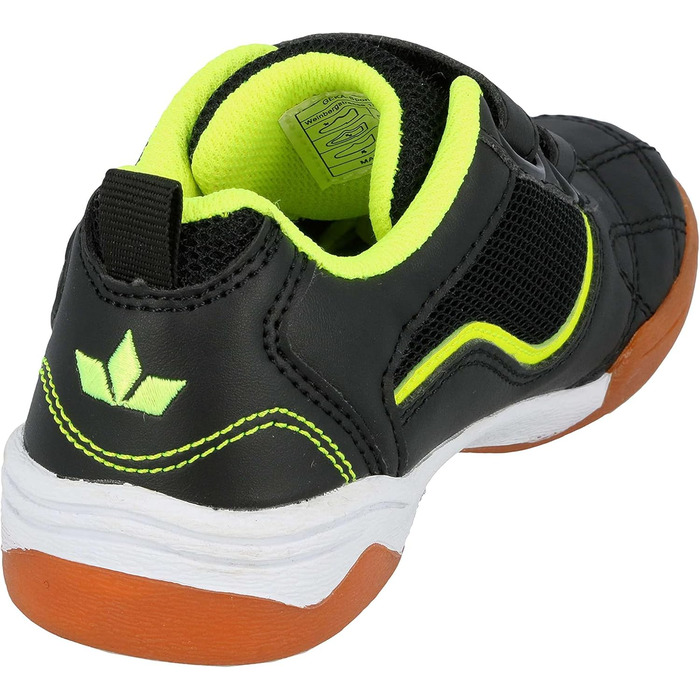 Дитячі спортивні залатно-турнірні черевики Lico Sloan, 38 EU, чорний/лимонний