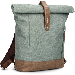 Рюкзак Zwei Olli O24 Rolltop 15 л водонепроникний, міцний, у стилі канвас, для школи та ноутбука, для підлітків, жінок і чоловіків