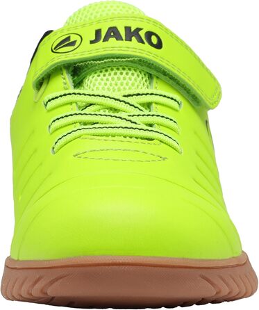 Дитячі спортивні зала-тенісні кросівки JAKO J-sh Finesto Ev (36 EU, неоновий жовтий, чорний)